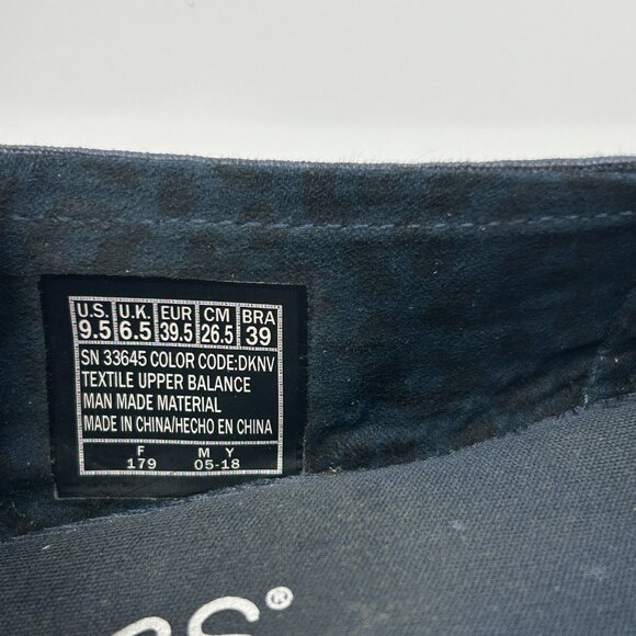 BOBS by SKECHERS Peace & Love Navy Flats Sz 9.5W Memory Foam W/Box Style 33645 - Picture 6 of 8